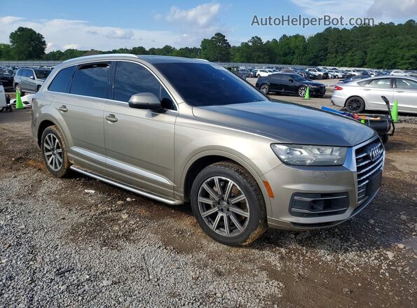 WA1VAAF70HD019059 2017 AUDI Q7 Желто-коричневый Передняя правая четверть