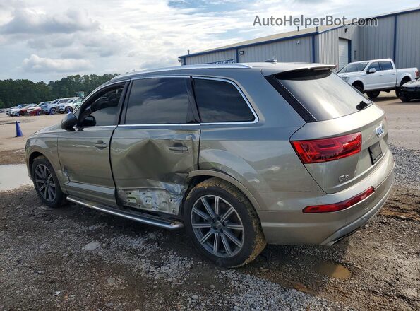 WA1VAAF70HD019059 2017 AUDI Q7 Желто-коричневый Задняя левая четверть