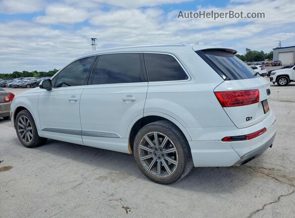 WA1VAAF70JD019343 2018 AUDI Q7 White Tył lewy