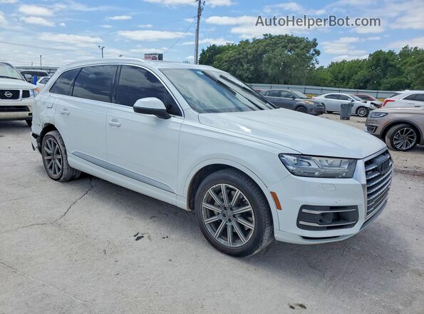 WA1VAAF70JD019343 2018 AUDI Q7 White Przód prawy