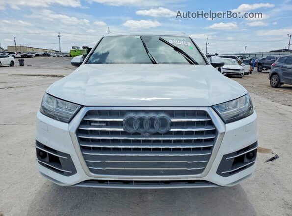 WA1VAAF70JD019343 2018 AUDI Q7 White Widok z przodu