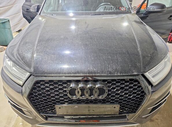 WA1VAAF71HD028322 2017 AUDI Q7 Black ძრავის განყოფილების ხედი