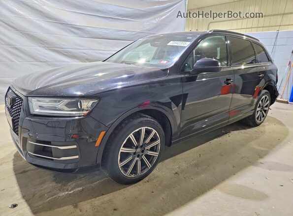 WA1VAAF71HD028322 2017 AUDI Q7 Black წინა მარცხენა ხედი სამი მეოთხედიდან