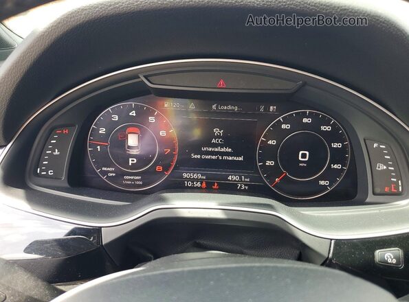 WA1VAAF71HD056198 2017 AUDI Q7 Черный Вид щитка приборов