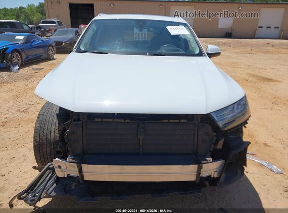 WA1VAAF72KD007969 2019 AUDI Q7 White Widok zestawu wskaźników