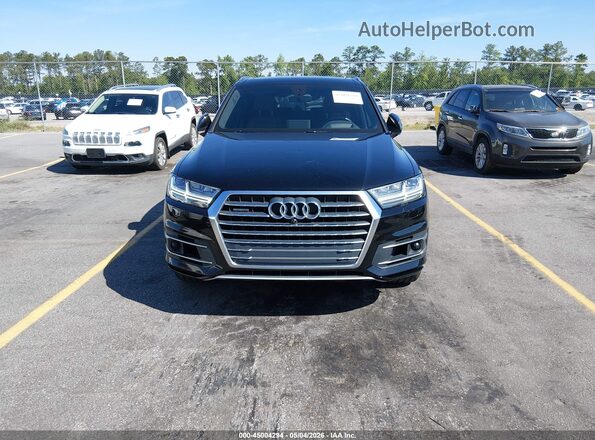 WA1VAAF73JD053938 2018 AUDI Q7 Black Դիմացի տեսք