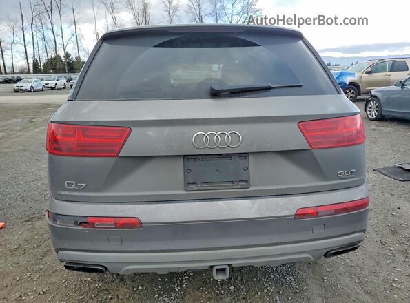 WA1VAAF74HD006802 2017 AUDI Q7 Gray Вид ззаду