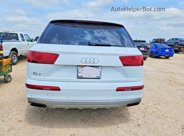 WA1VAAF76HD019549 2017 AUDI Q7 White Вид ззаду