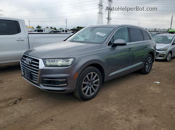 WA1VAAF76HD046945 2017 AUDI Q7 Gray წინა მარცხენა ხედი სამი მეოთხედიდან