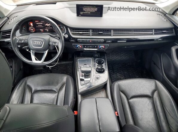 WA1VAAF76HD046945 2017 AUDI Q7 Gray წინა პანელის ხედი
