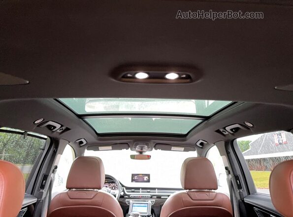 WA1VAAF76HD057153 2017 AUDI Q7 Black Вид наклейки з VIN-кодом