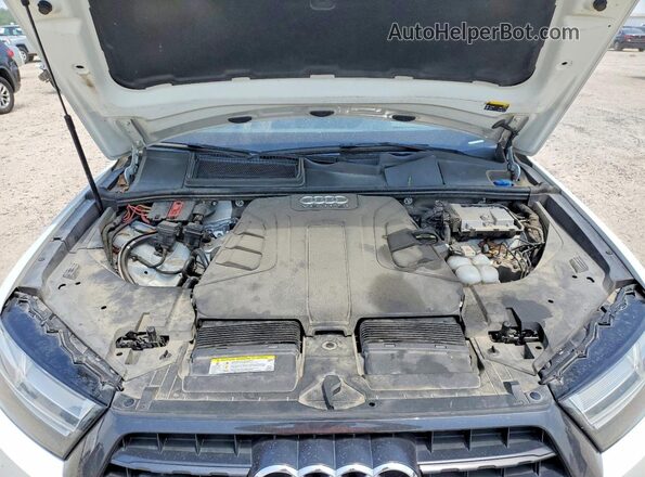 WA1VAAF78JD014794 2018 AUDI Q7 Белый Вид подкапотного пространства