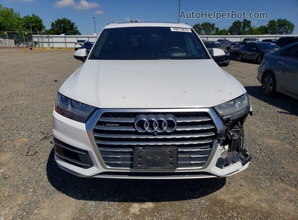 WA1VAAF78JD017985 2018 AUDI Q7 Белый Вид спереди