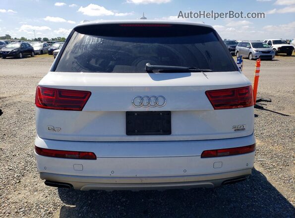 WA1VAAF78JD017985 2018 AUDI Q7 Белый Вид сзади