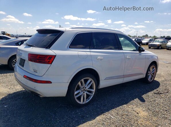 WA1VAAF78JD017985 2018 AUDI Q7 Белый Задняя правая четверть