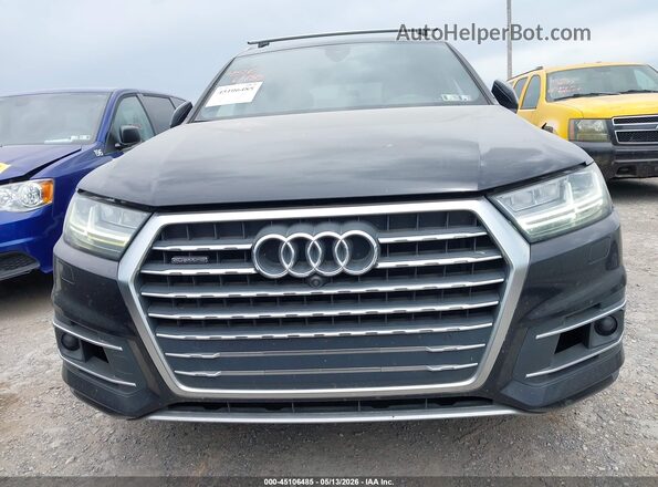 WA1VAAF78JD043146 2018 AUDI Q7 Black Widok zestawu wskaźników