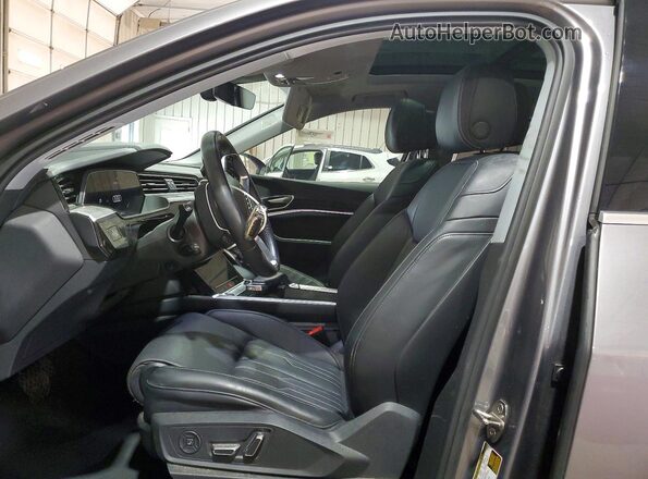 WA1VAAGE3MB018135 2021 AUDI E-TRON Серый Вид салона спереди