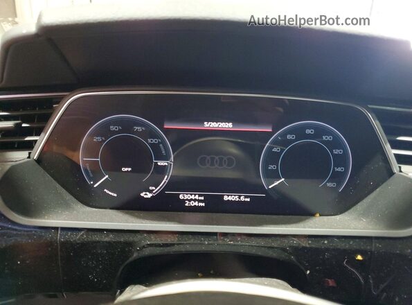 WA1VAAGE3MB018135 2021 AUDI E-TRON Серый Вид щитка приборов