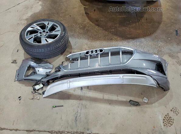 WA1VAAGE3MB018135 2021 AUDI E-TRON Серый Вид наклейки с VIN-кодом