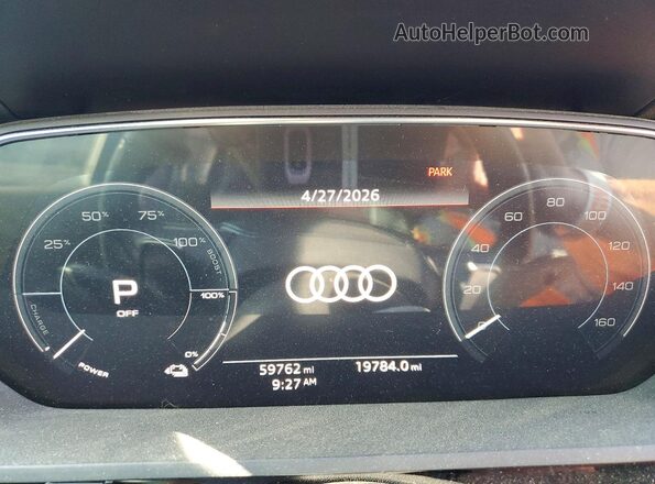 WA1VAAGE7KB024775 2019 AUDI E-TRON Серый Вид щитка приборов