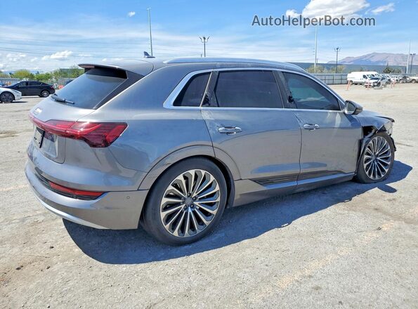 WA1VAAGE7KB024954 2019 AUDI E-TRON Silver Rear right
