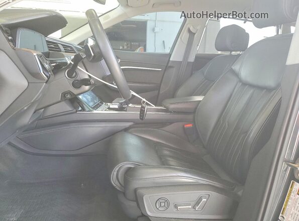 WA1VAAGEXKB023023 2019 AUDI E-TRON Gray Widok wnętrza z przodu