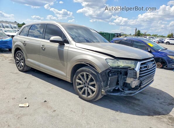 WA1VABF72HD033308 2017 AUDI Q7 Бежевый Передняя правая четверть