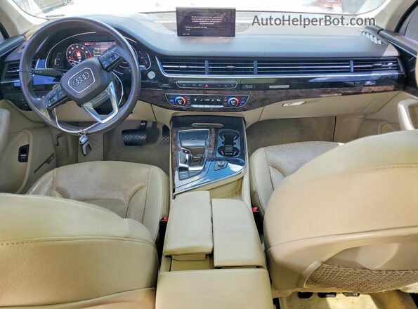 WA1VABF72HD033308 2017 AUDI Q7 Бежевый Вид панели приборов