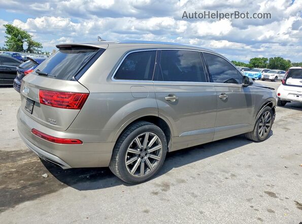 WA1VABF72HD033308 2017 AUDI Q7 Бежевый Задняя правая четверть