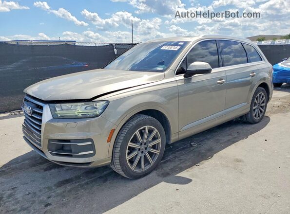 WA1VABF72HD033308 2017 AUDI Q7 Бежевый Передняя левая четверть