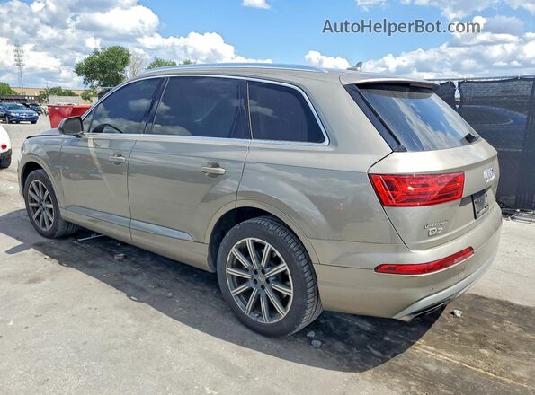 WA1VABF72HD033308 2017 AUDI Q7 Бежевый Задняя левая четверть