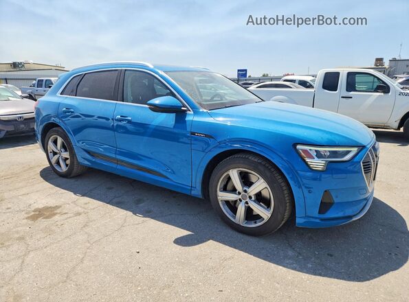 WA1VABGE0KB016507 2019 AUDI E-TRON Blue Delantero derecho