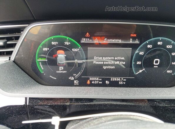 WA1VABGE2KB020767 2019 AUDI E-TRON Серый Вид щитка приборов