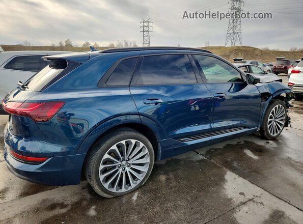 WA1VABGE3KB021877 2019 AUDI E-TRON Бирюзовый Задняя правая четверть