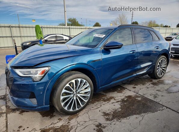 WA1VABGE3KB021877 2019 AUDI E-TRON Бирюзовый Передняя левая четверть