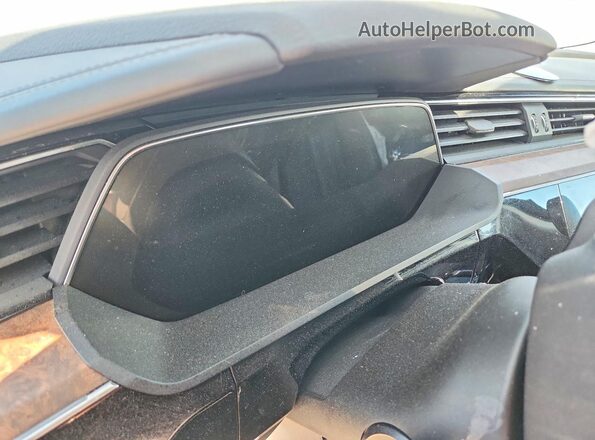 WA1VABGEXKB024324 2019 AUDI E-TRON Black Widok zestawu wskaźników