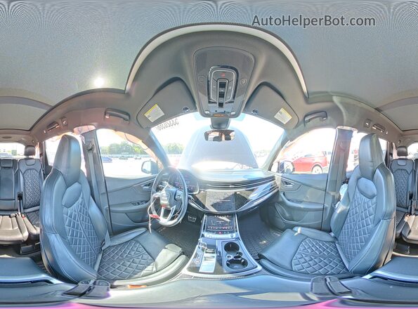 WA1VWAF75LD012747 2020 AUDI SQ7 Black Widok naklejki z numerem VIN