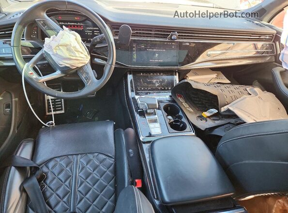 WA1VWBF77PD019131 2023 AUDI SQ7 Black წინა პანელის ხედი