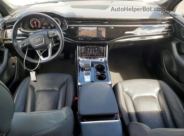 WA1VXAF75MD037114 2021 AUDI Q7 White Вид панелі приладів