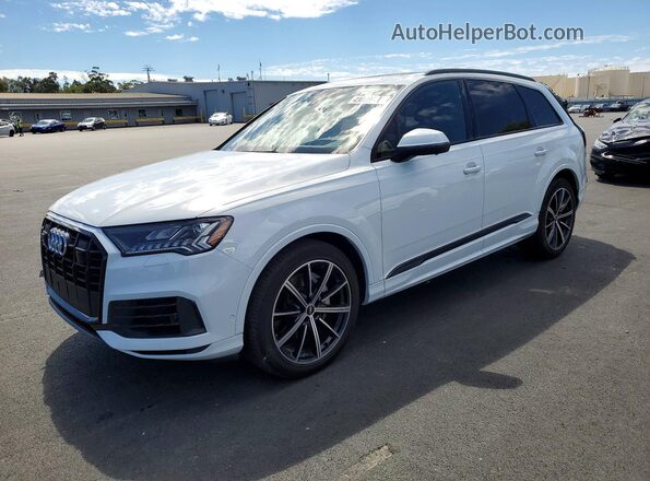 WA1VXAF75MD037114 2021 AUDI Q7 White Передня ліва чверть