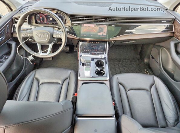 WA1VXAF77LD001388 2020 AUDI Q7 Gray Widok deski rozdzielczej