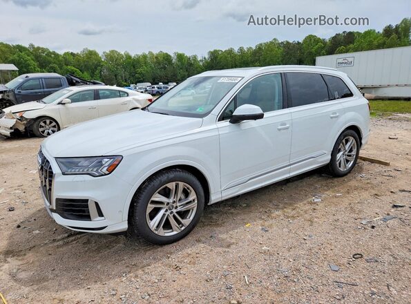 WA1VXAF7XLD006407 2020 AUDI Q7 Белый Передняя левая четверть
