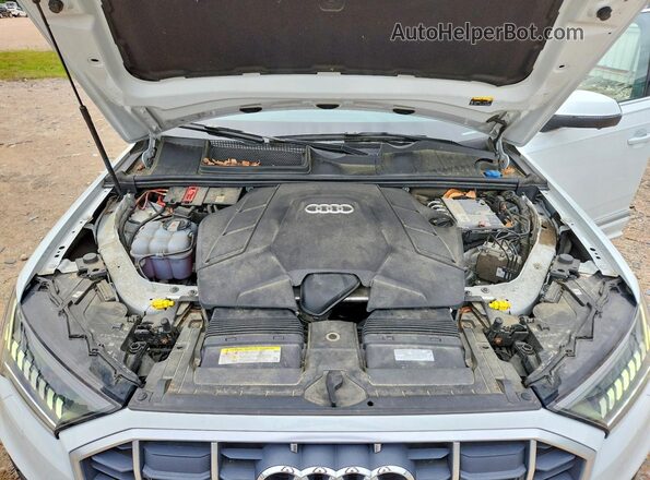 WA1VXAF7XLD006407 2020 AUDI Q7 Белый Вид подкапотного пространства