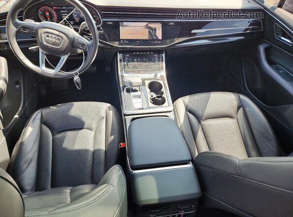 WA1VXBF70LD005286 2020 AUDI Q7 White Widok deski rozdzielczej