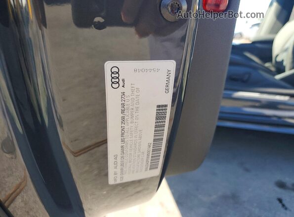 WAU2AGF59MN001462 2021 AUDI A5 Черный Вид подкапотного пространства