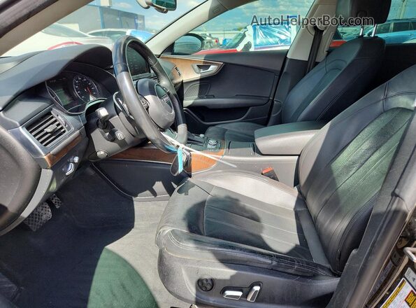WAU2GAFC0GN004779 2016 AUDI A7 Black Front interior view