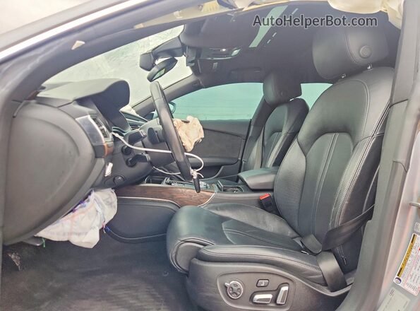 WAU2GAFC1GN075439 2016 AUDI A7 Серебряный Вид салона спереди