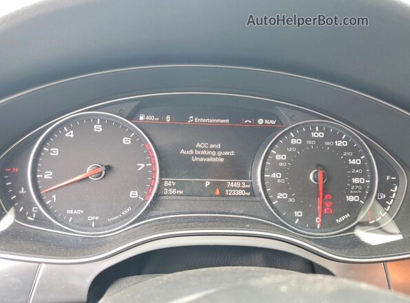 WAU2GAFC1GN112439 2016 AUDI A7 Черный Вид щитка приборов