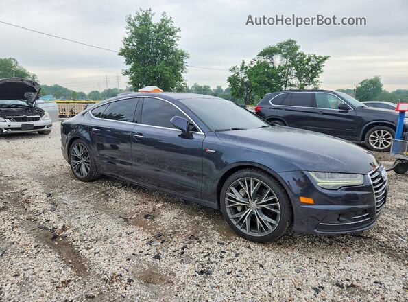 WAU2GAFC4GN128988 2016 AUDI A7 Синий Передняя правая четверть