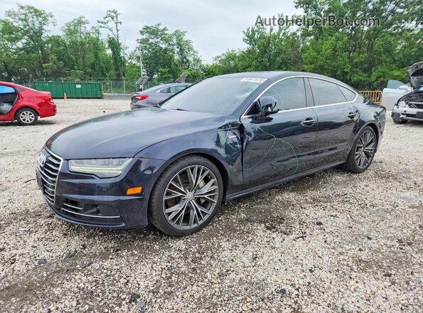 WAU2GAFC4GN128988 2016 AUDI A7 Синий Передняя левая четверть